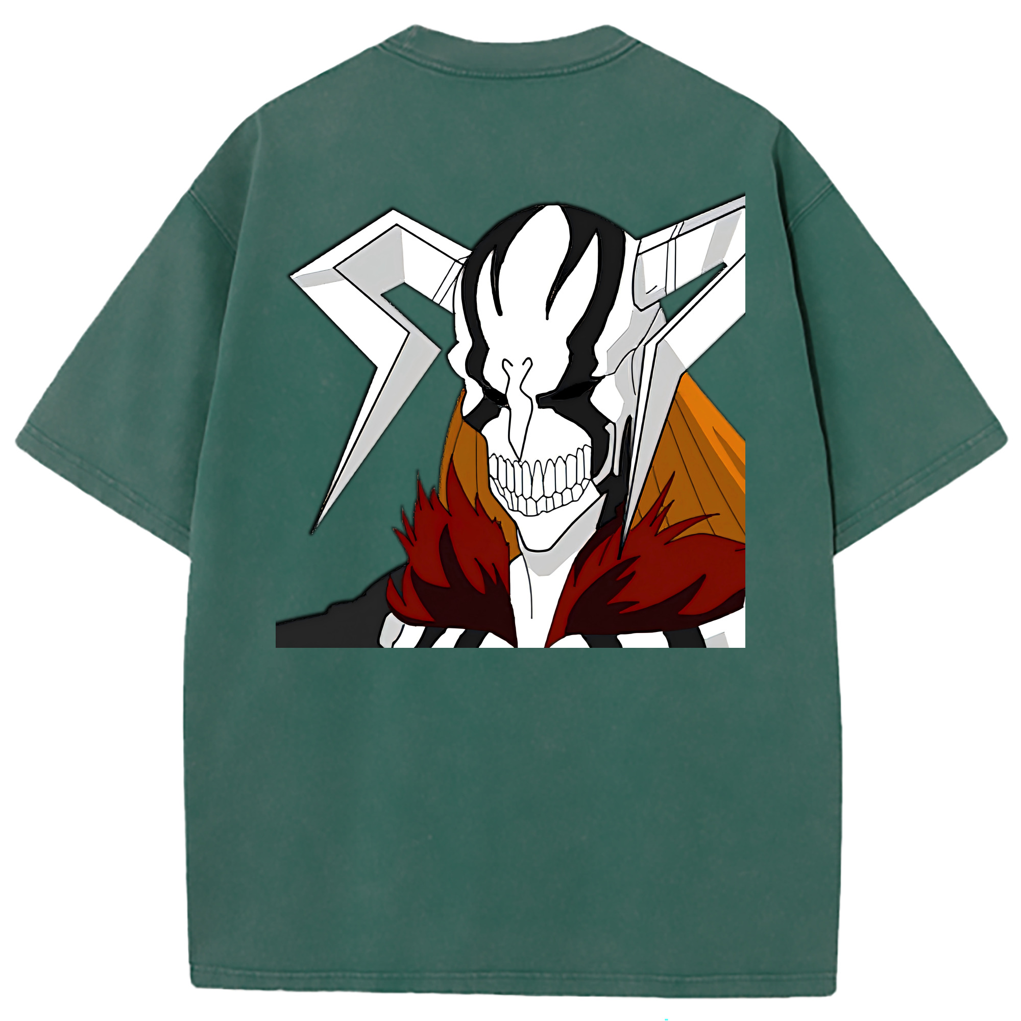 （画像用） ブリーチ 黒崎一護（くろさき いちご）BLEACH Kurosaki Ichigo 綿100% ヴィンテージ風 半袖Tシャツ（背面プリント）